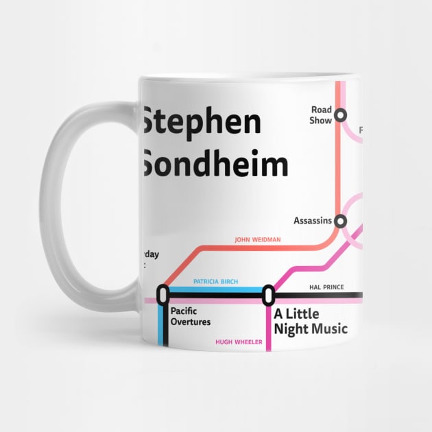 Stephen Sondheim Metro Subway Line - Horizontal by RetroFitted